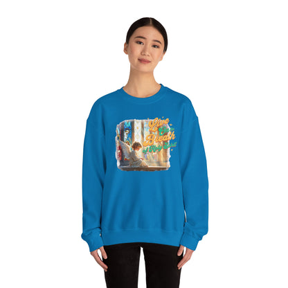 Live on the breath of the Holy Spirit Unisex Heavy Blend™ Crewneck Sweatshirt - StyleMZ