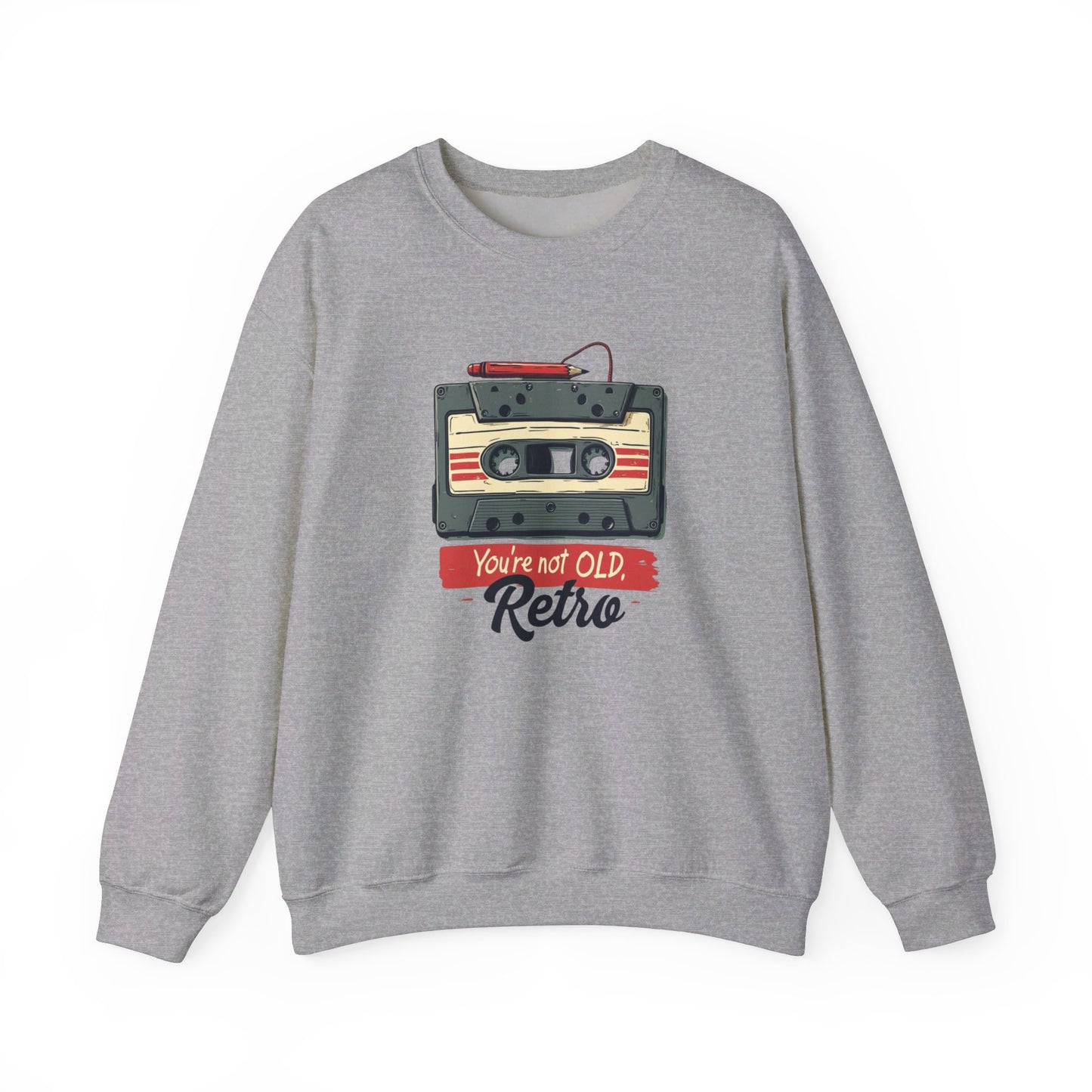 Korea -  Retro Unisex Heavy Blend™ Crewneck Sweatshirt  - StyleMZ