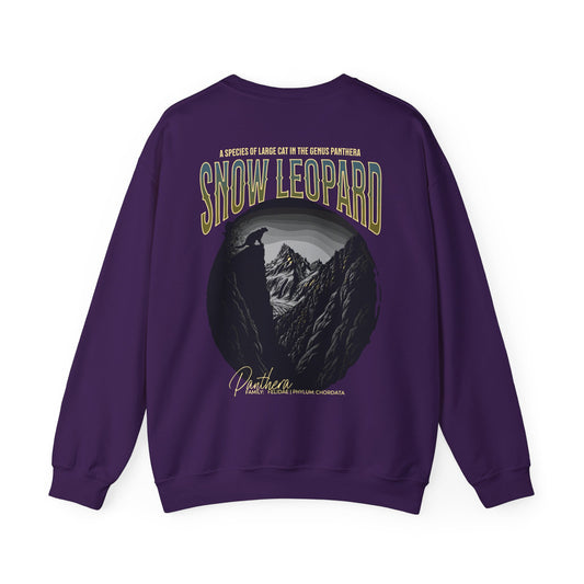 Korea -  Snow leopard Unisex Heavy Blend™ Crewneck Sweatshirt  - StyleMZ