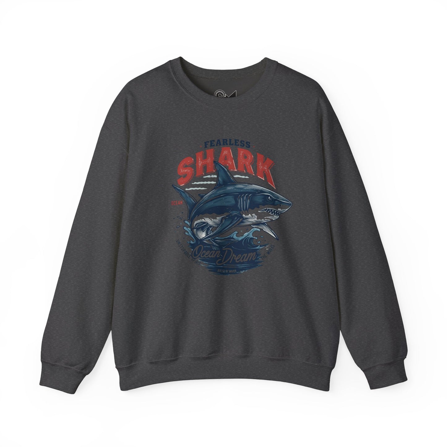 Fearless shark Unisex Heavy Blend™ Crewneck Sweatshirt - StyleMZ