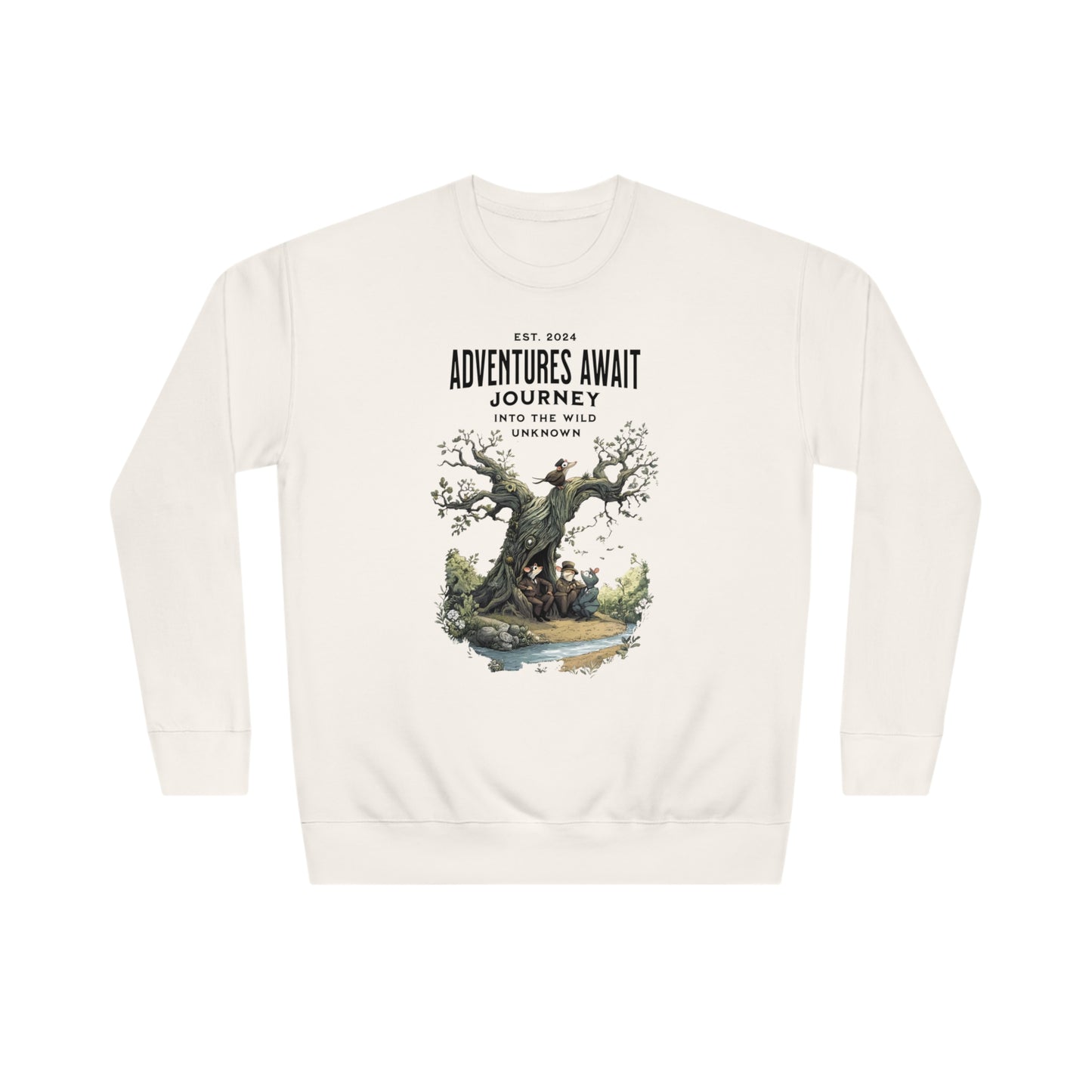 Korea -  Journey into the Wild Unknown Unisex Crew Sweatshirt  - StyleMZ