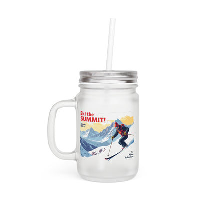 Ski the summit Mason Jar - StyleMZ - Stylemz