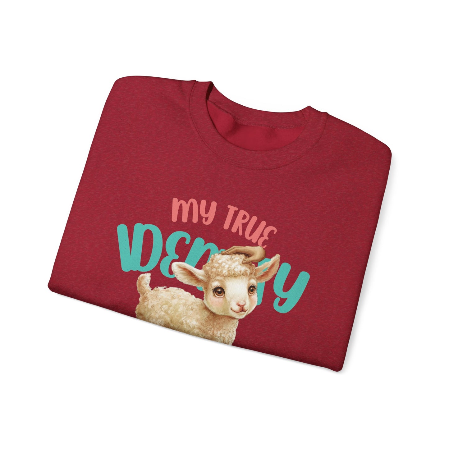 StyleMZ -  I'm a baby lamb Unisex Heavy Blend™ Crewneck Sweatshirt  - StyleMZ