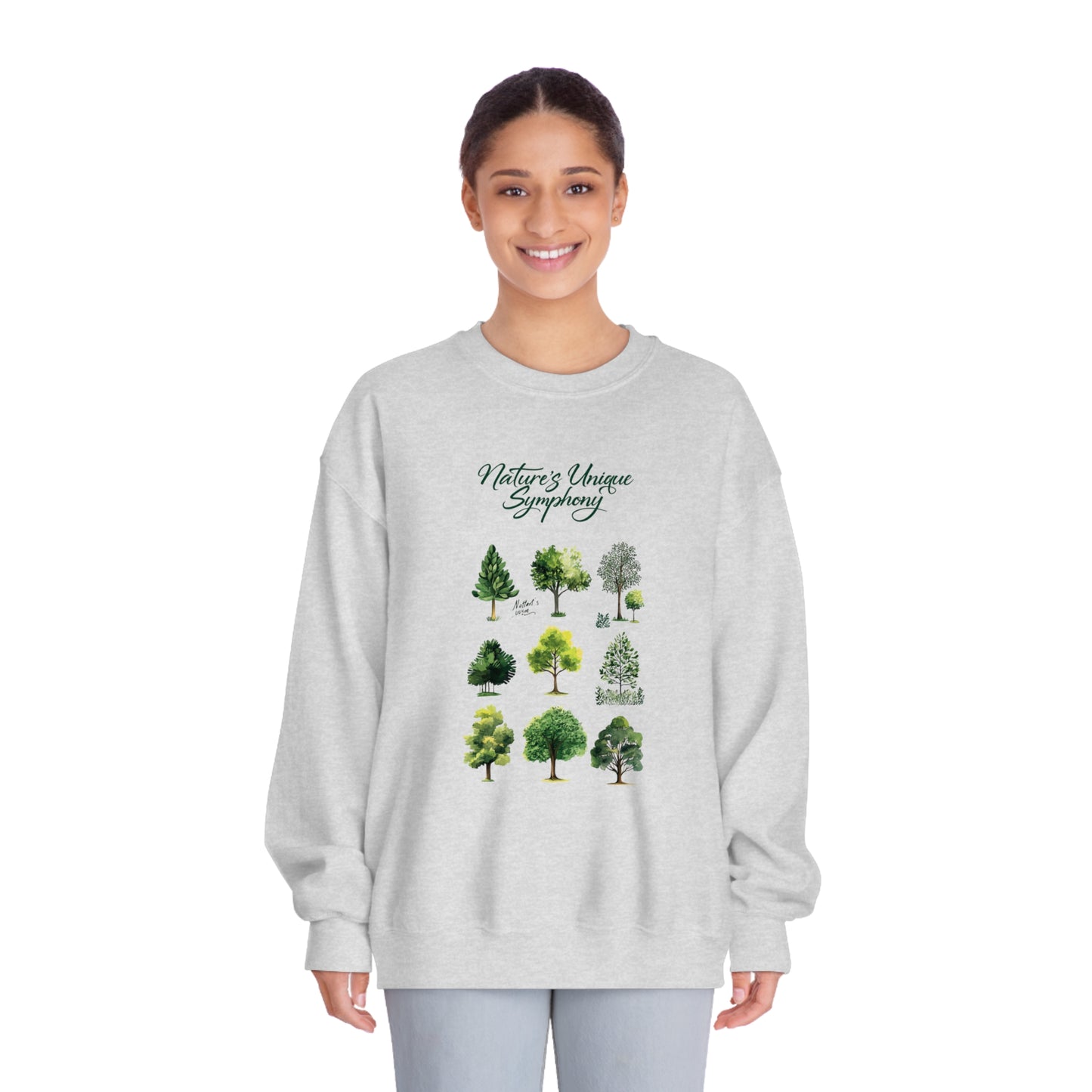 Nature's unique symphony Unisex DryBlend® Crewneck Sweatshirt  - StyleMZ