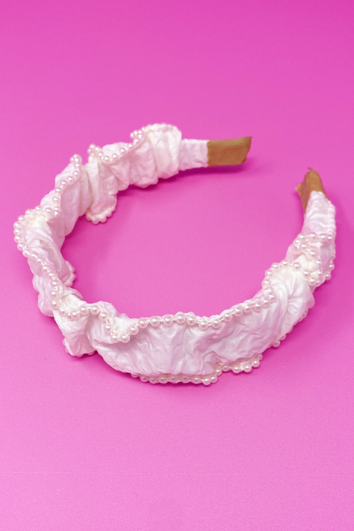 Palace Pearl Embellished Headband for Elegant Style