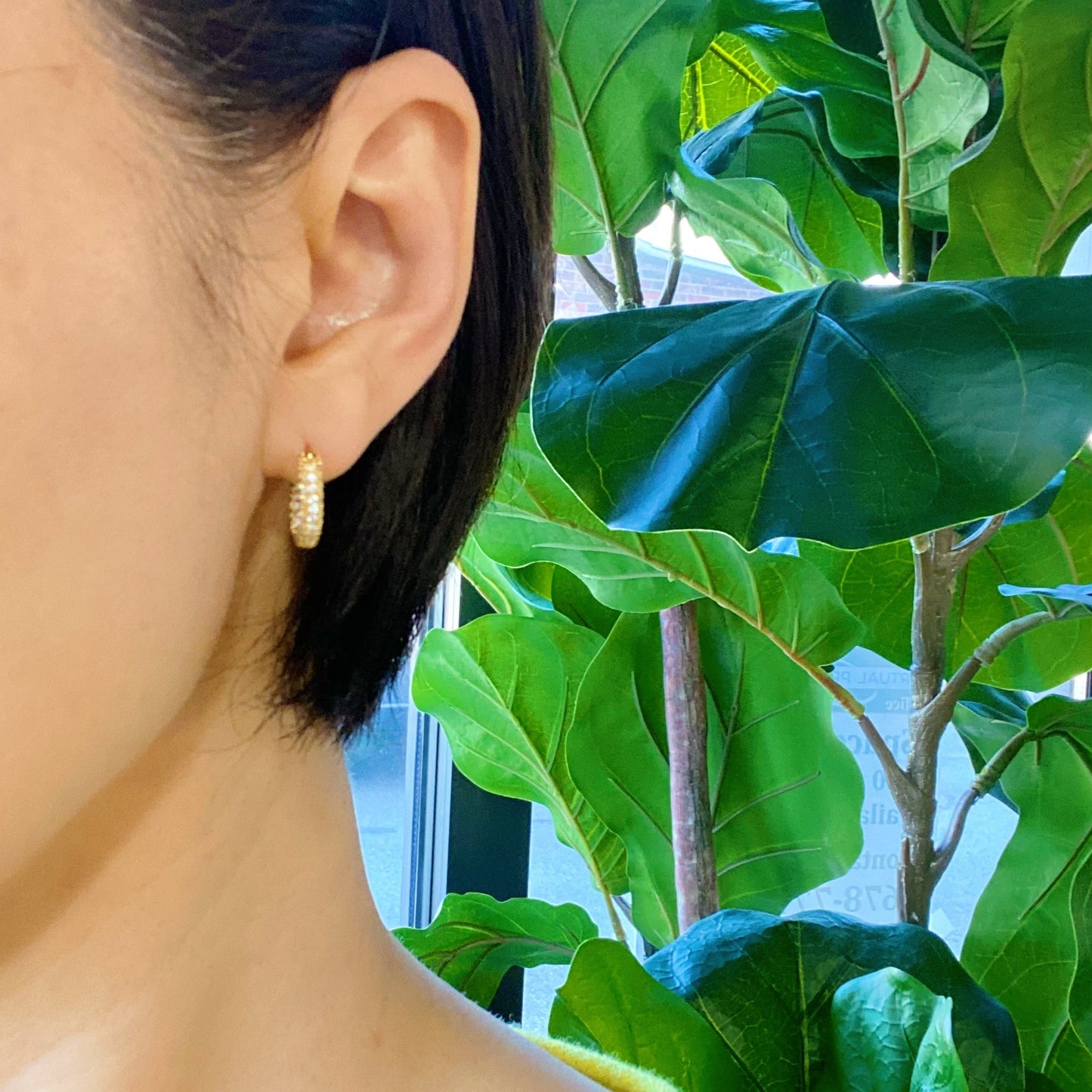 Elegant Shine Hoop Earrings - Stylemz