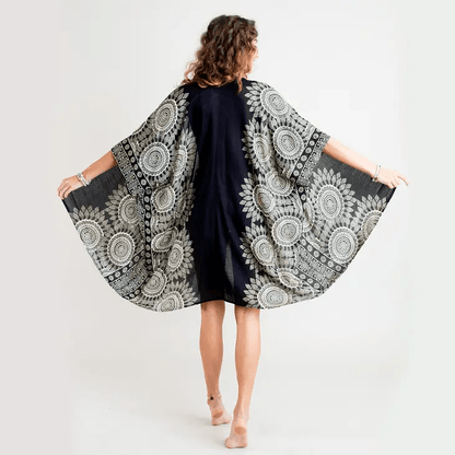 Bondi Mandala Kimono for Beach and Night Out Style