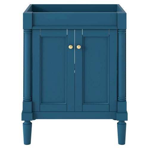 24 Bathroom Large Storage Rack Without Sink in Blue