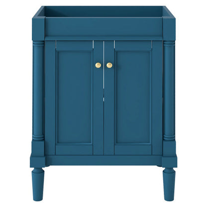 24 Bathroom Large Storage Rack Without Sink in Blue