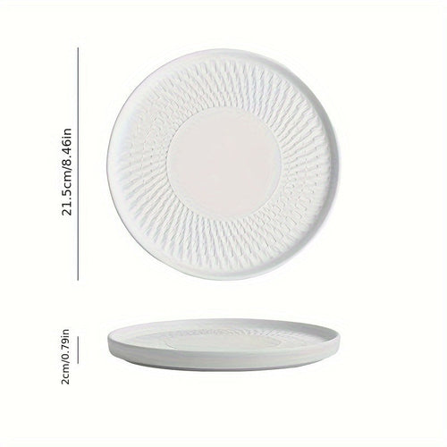 Japanese Inspired Ceramic Dinner Plate Perfect for Any Meal