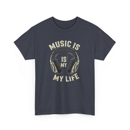 Music is my life Unisex Heavy Cotton Tee