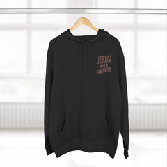 Jesus was a carpenter Three-Panel Fleece Hoodie  - Korea  - StyleMZ