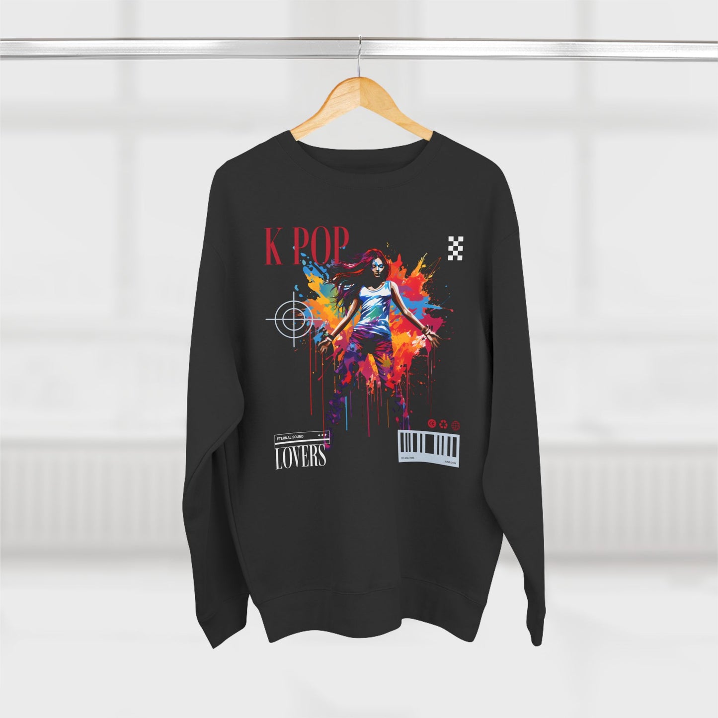 Korea -  K POP LOVERS Unisex Crewneck Sweatshirt  - StyleMZ