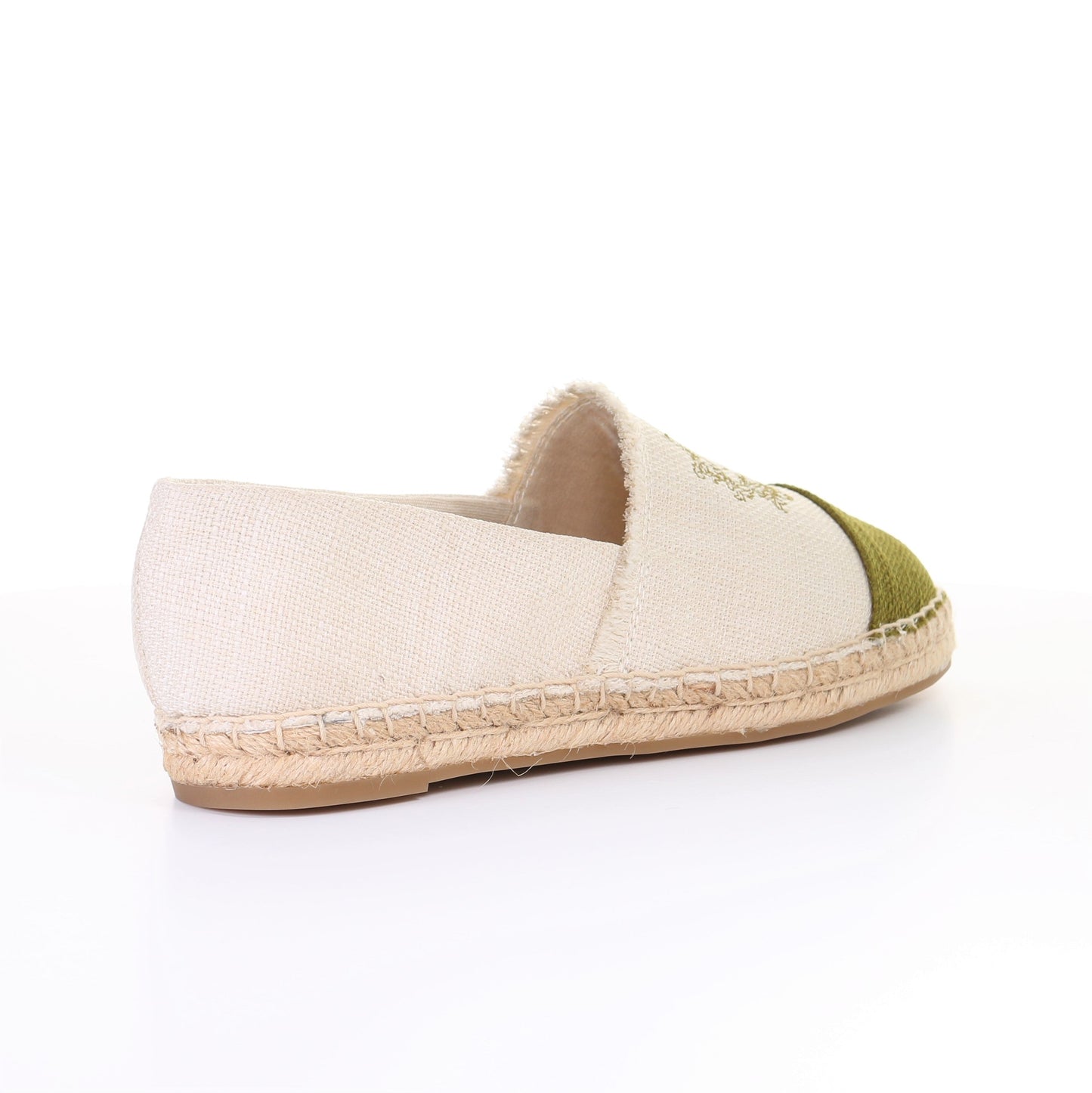 Twotone Espadrilles-Green with Lightweight Comfort