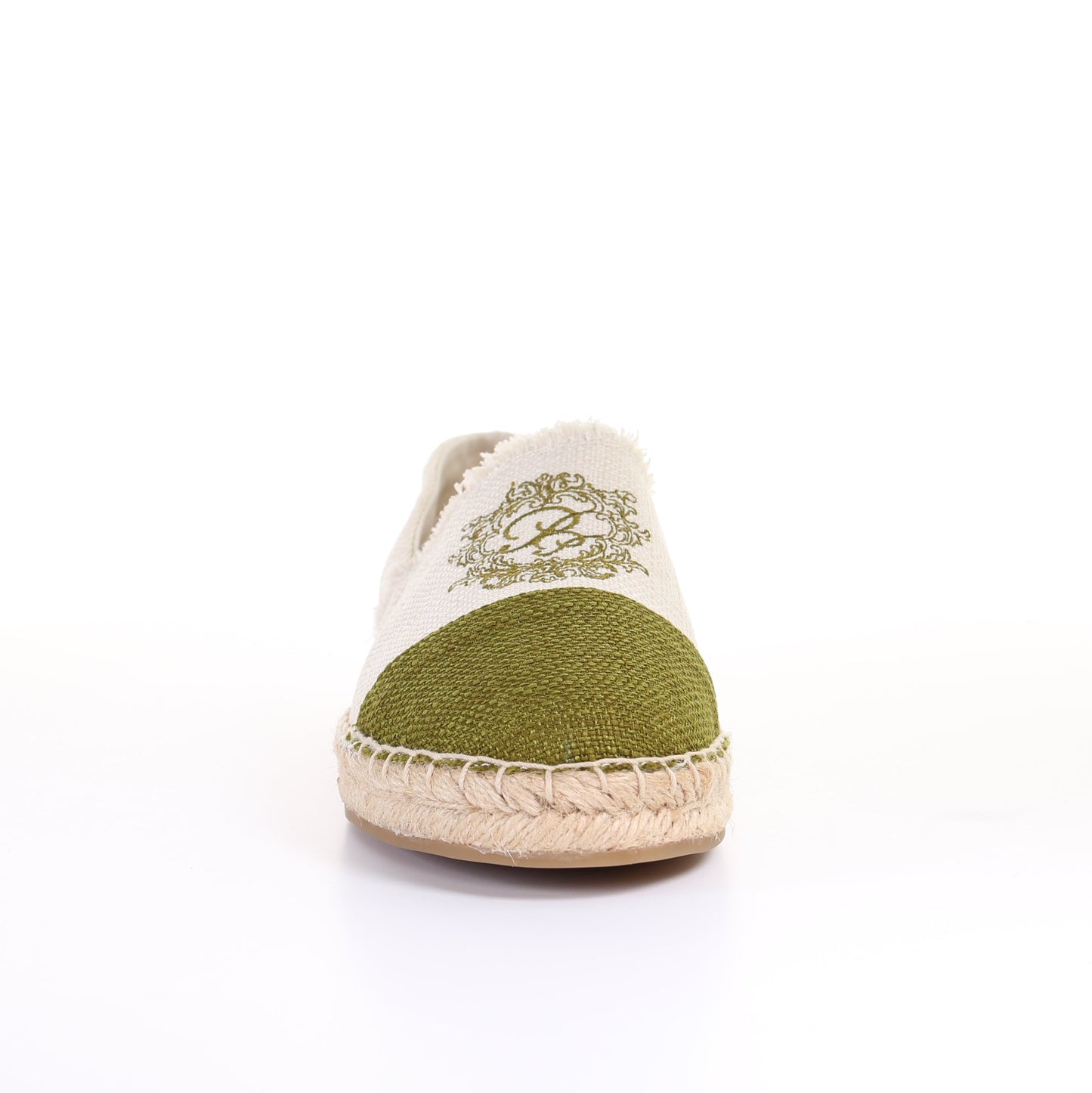 Twotone Espadrilles-Green with Lightweight Comfort