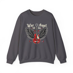 Sudadera unisex de cuello redondo de mezcla pesada Korea - War Angel - StyleMZ 