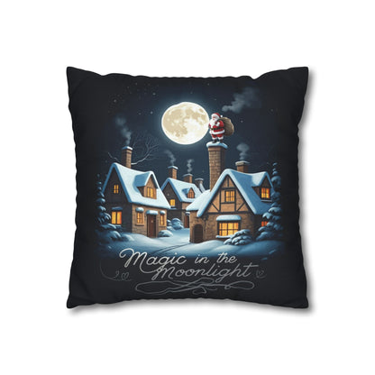 StyleMZ -  Magic in the moonlight Spun Polyester Square Pillowcase  - StyleMZ