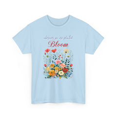 Korea -  Bloom Unisex Heavy Cotton Tee  - StyleMZ