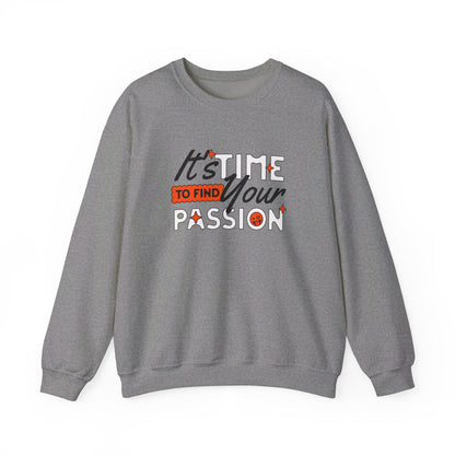 Korea -  It's time find your passion Unisex Heavy Blend™ Crewneck Sweatshirt  - StyleMZ