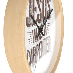 Jesus was a carpenter Wall Clock  - Korea  - StyleMZ