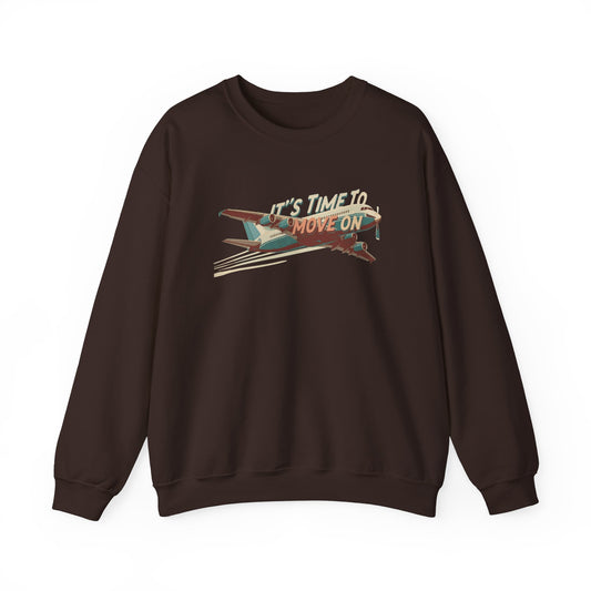 It's time to move on Unisex Heavy Blend™ Crewneck Sweatshirt - StyleMZ - Stylemz