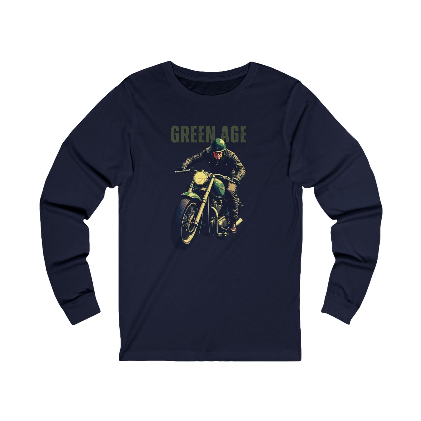 Korea -  Green Age Unisex Jersey Long Sleeve Tee  - StyleMZ