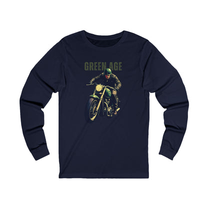 Korea -  Green Age Unisex Jersey Long Sleeve Tee  - StyleMZ