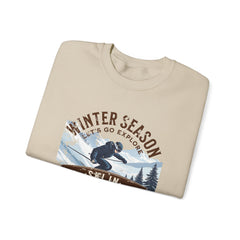 Ski in the national park Unisex Heavy Blend™ Crewneck Sweatshirt - StyleMZ