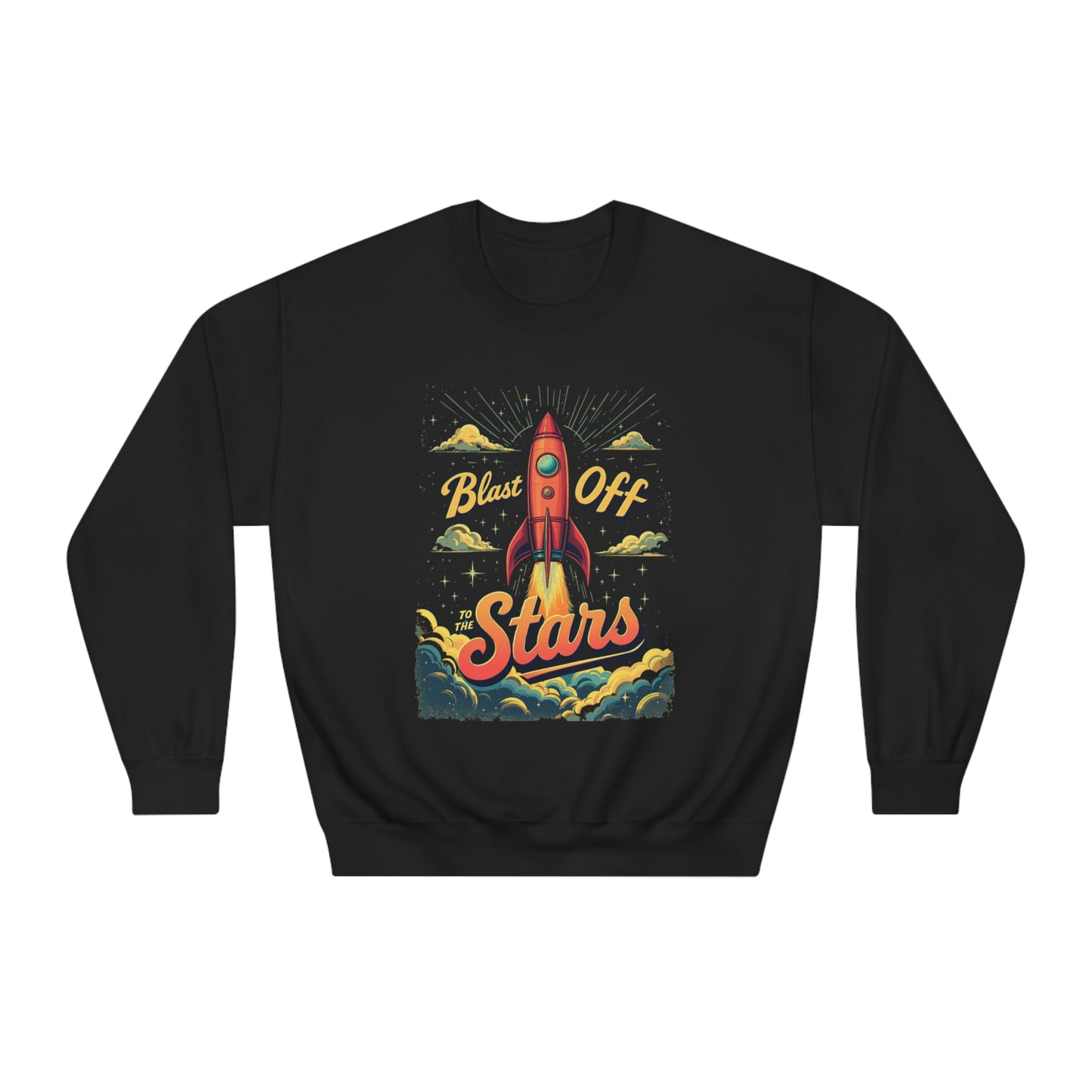 Blast off Unisex DryBlend® Crewneck Sweatshirt - StyleMZ-Stylemz