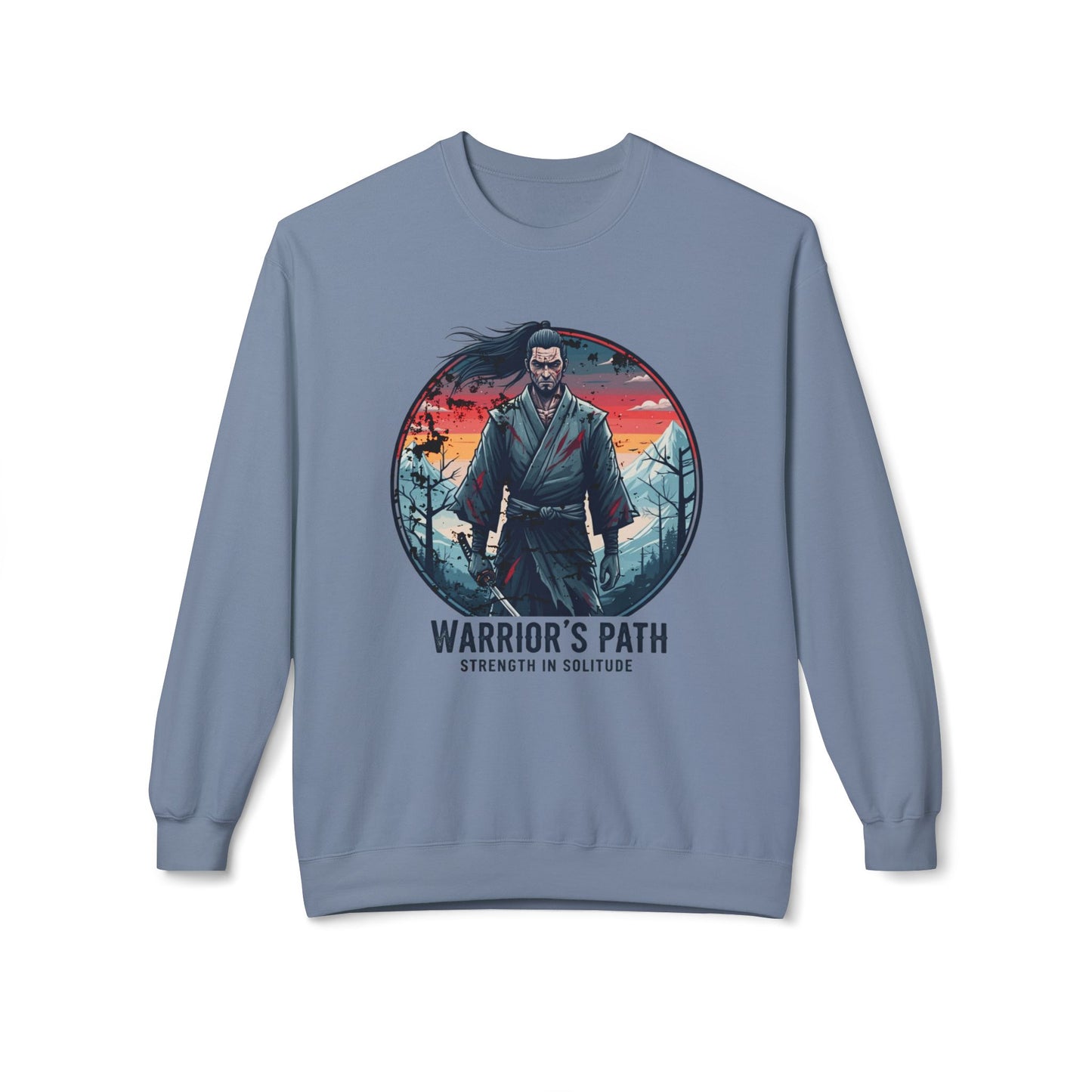 Warrior's Path Unisex Midweight Softstyle Fleece Crewneck Sweatshirt - StyleMZ