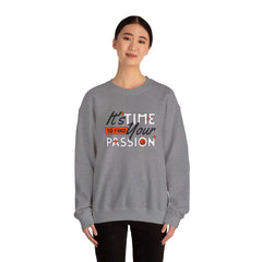 Korea -  It's time find your passion Unisex Heavy Blend™ Crewneck Sweatshirt  - StyleMZ