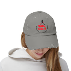 Corea - Gorra unisex con efecto desgastado Sweat Sculpt - StyleMZ 