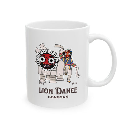 Lion dance Ceramic Mug, (11oz, 15oz) - StyleMZ