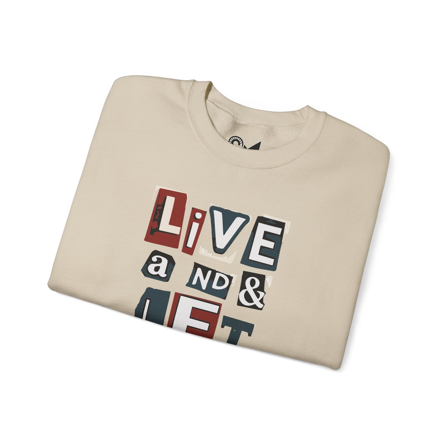 Live and let go Unisex Heavy Blend™ Crewneck Sweatshirt - StyleMZ - Stylemz