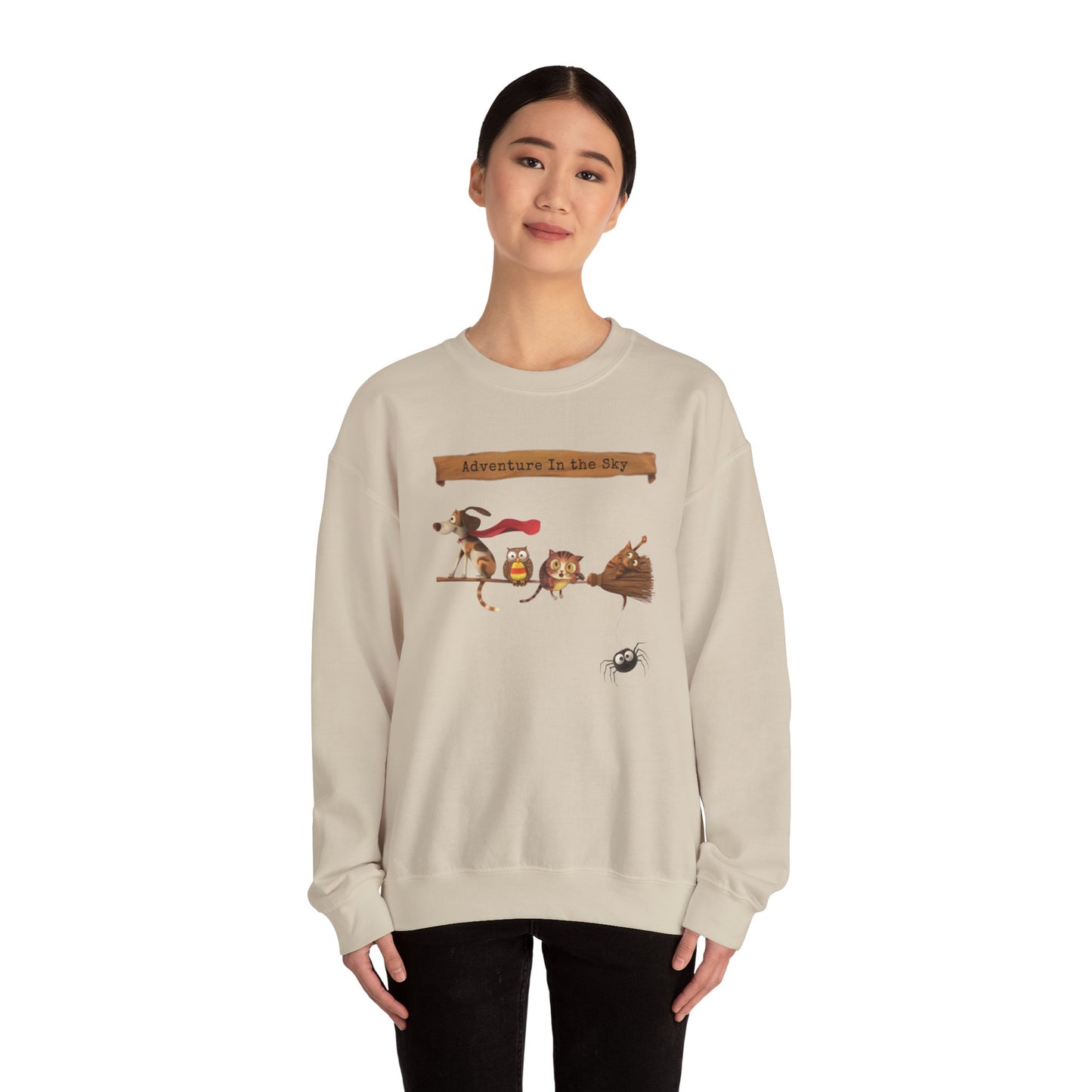 Adventure in the sky Unisex Heavy Blend™ Crewneck Sweatshirt - StyleMZ