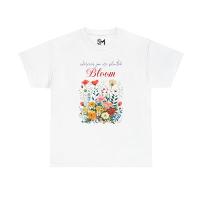 Bloom Unisex Heavy Cotton Tee - StyleMZ