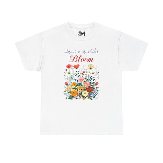 Bloom Unisex Heavy Cotton Tee - StyleMZ - Stylemz