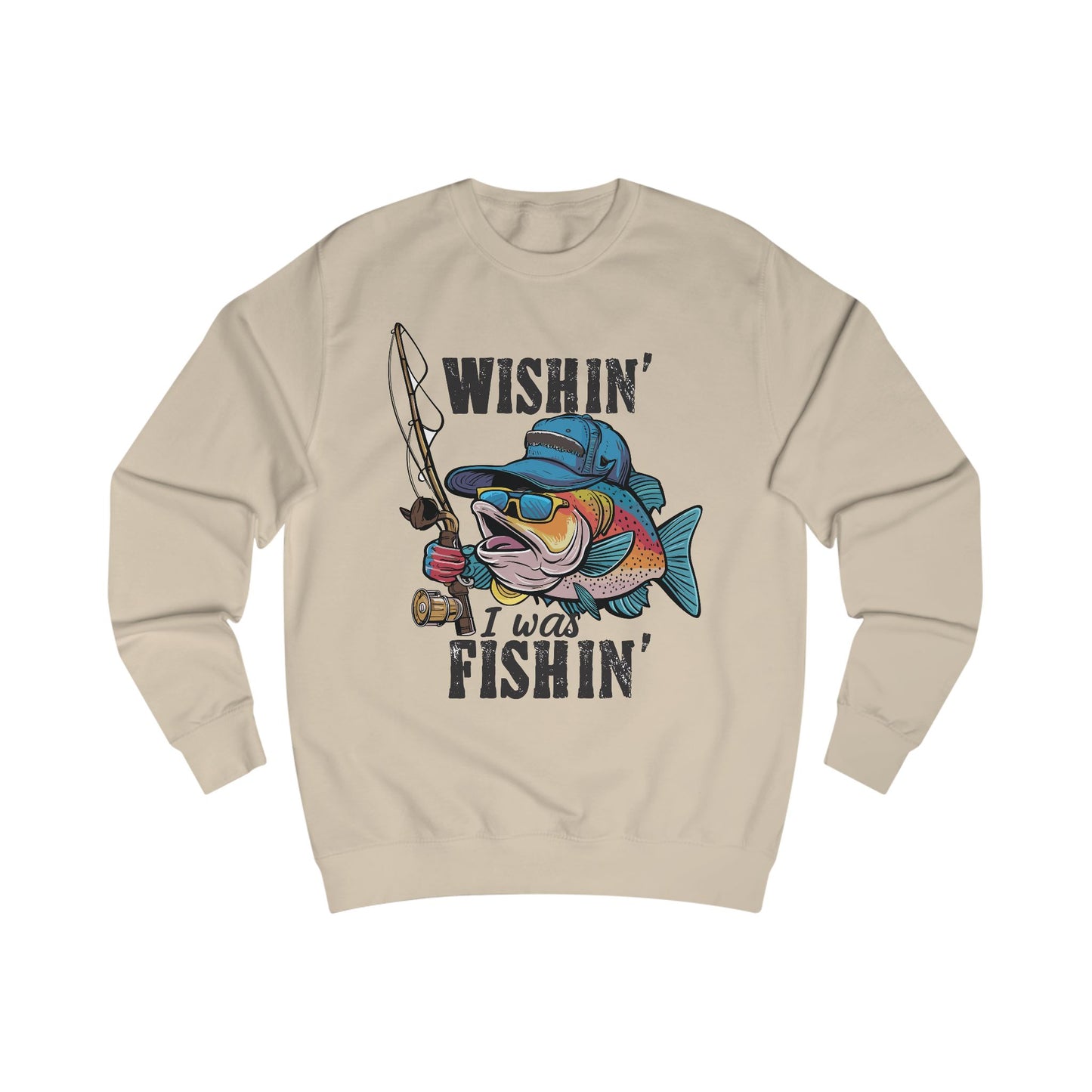 Wishin' I was Fishin' Unisex Sweatshirt - StyleMZ