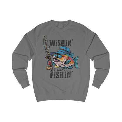 Wishin' I was Fishin' Unisex Sweatshirt - StyleMZ