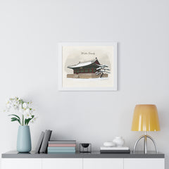 Korea -  Winter Serenity Framed Horizontal Poster  - StyleMZ