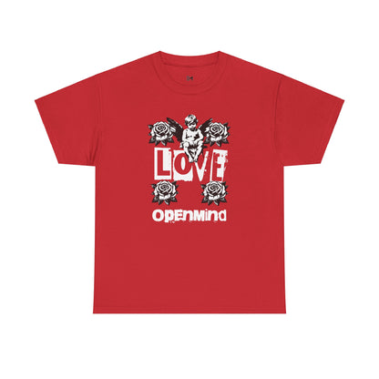 Love open mind Unisex Heavy Cotton Tee