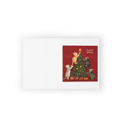 Purrfect holiday Greeting cards (8, 16, and 24 pcs)  - StyleMZ