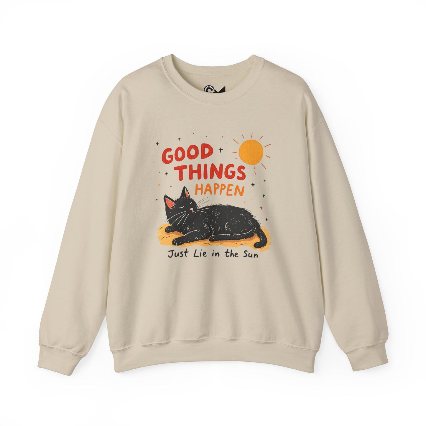 Good things happen Unisex Heavy Blend™ Crewneck Sweatshirt