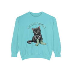 Corea - Momento acogedor de Kittt Sudadera unisex teñida en prenda - StyleMZ 