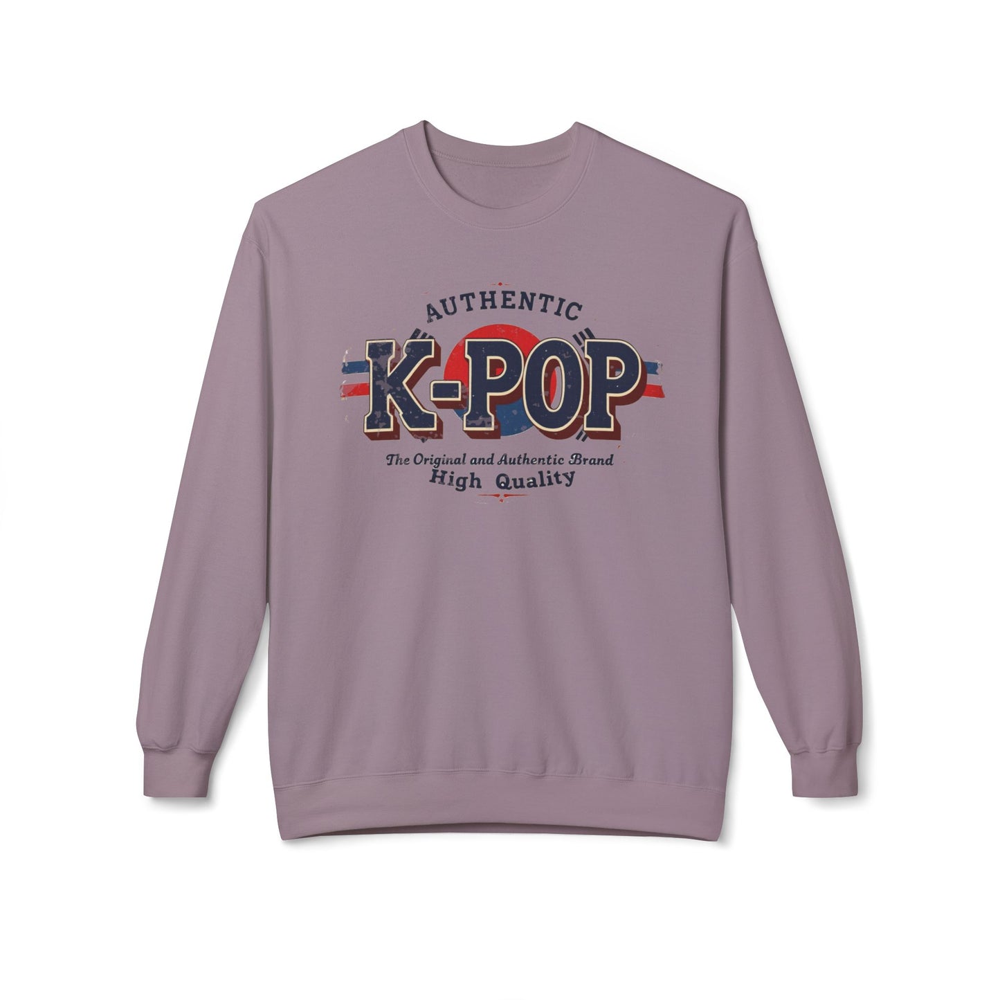 K-POP Unisex Midweight Softstyle Fleece Crewneck Sweatshirt - StyleMZ