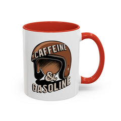 Korea -  Caffein $ Gasoline Accent Coffee Mug (11, 15oz)  - StyleMZ