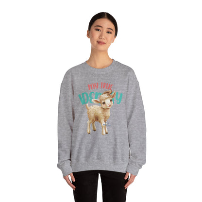 StyleMZ -  I'm a baby lamb Unisex Heavy Blend™ Crewneck Sweatshirt  - StyleMZ