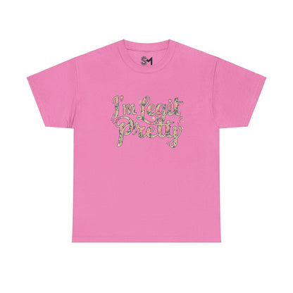 I'm legit pretty Unisex Heavy Cotton Tee - StyleMZ