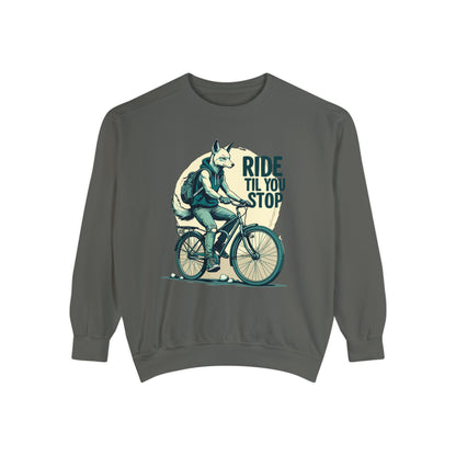 Corea - Sudadera unisex teñida en prenda Ride till you stop - StyleMZ 