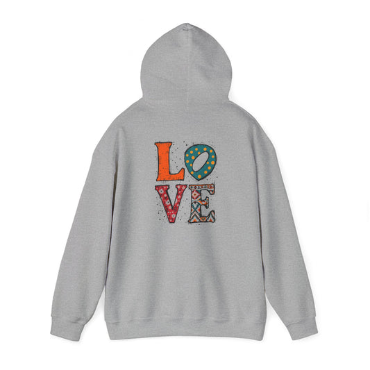 Love Unisex Heavy Blend™ Hooded Sweatshirt - StyleMZ - Stylemz